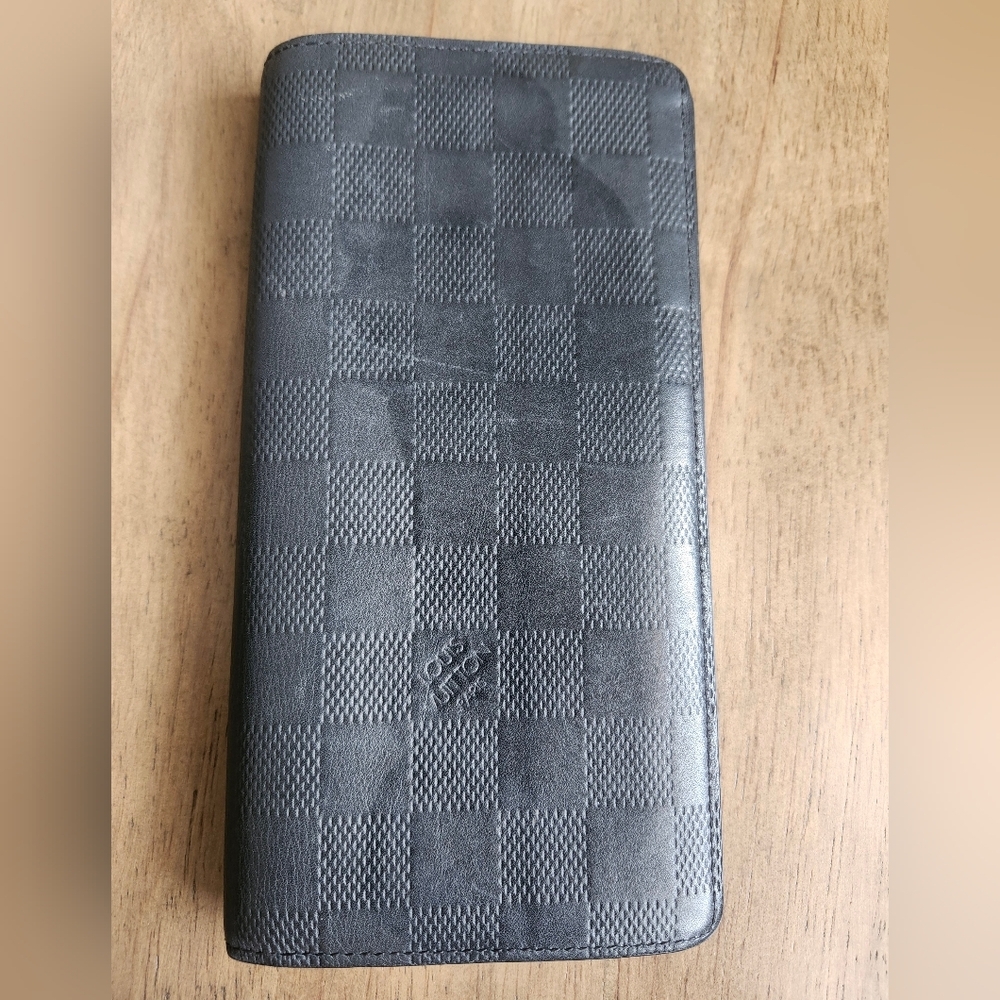Louis Vuitton Black Checkered Wallet